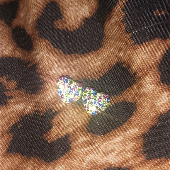 Started heart earrings - Picture 2 of 2